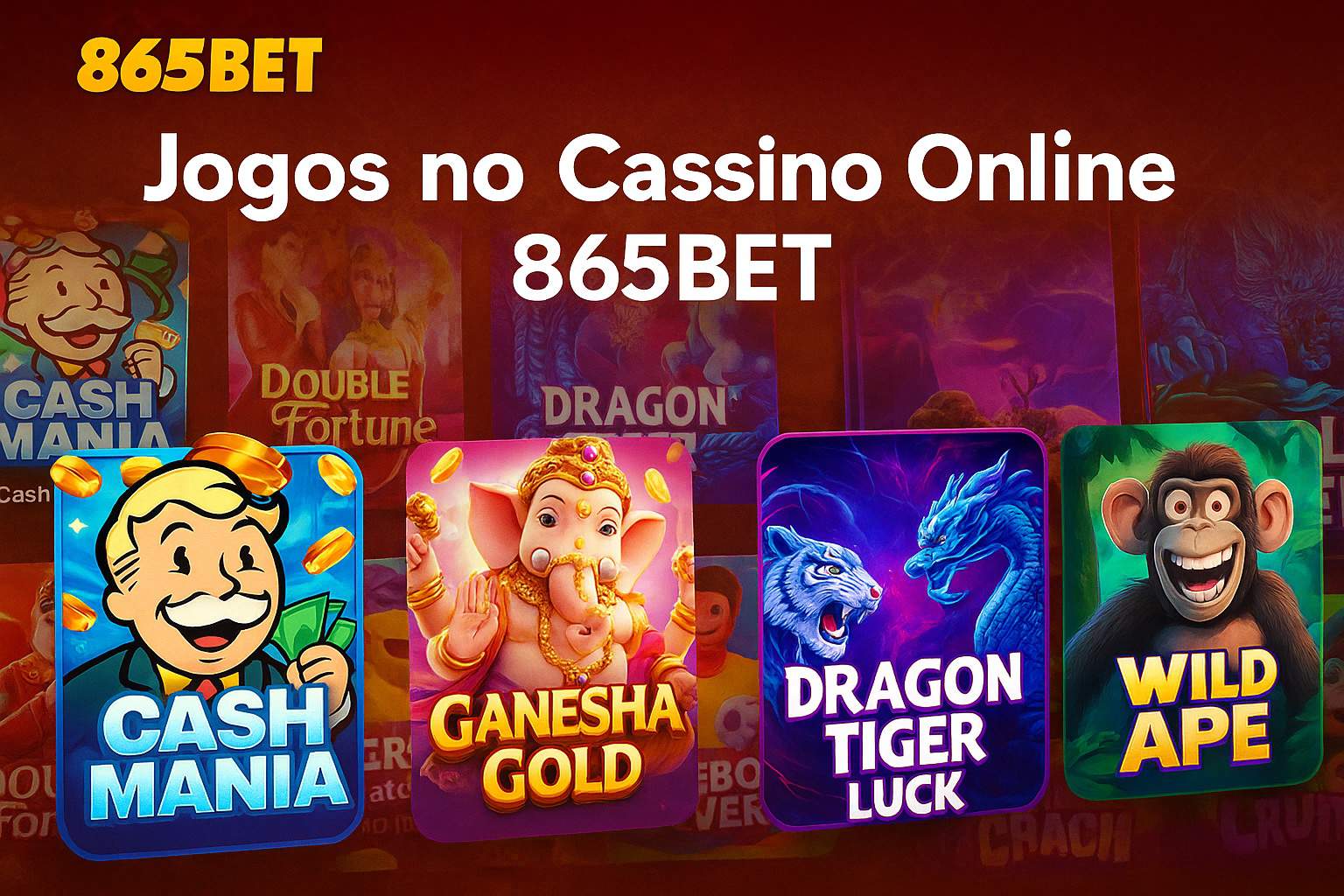 Jogos de cassino online inovadores e emocionantes na 865BET